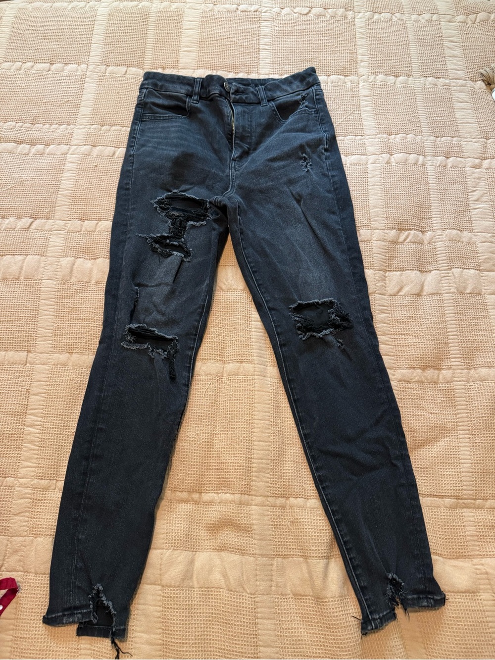 American Eagle The Dream Jean Curvy Super High Rise Jegging size 8